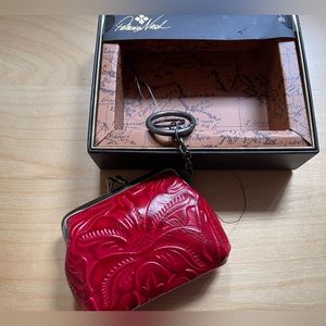 NEW Patricia Nash RED coin purse
